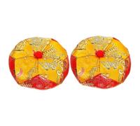 ifundom 2pcs Cushion Tibetan Singing Bowl Pad Buddhist Supplies Prayer Bowl Cushion Mat