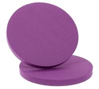 ifundom 2pcs Deep Purple round Yoga Pads Non-slip Professional Elbow Knee Cushion Mats for Home Workout and Balance Exercise