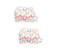 ifundom 2pcs Diaper Bag Diapers Backpack Waterproof Backpack Packaging Bags Package Bags Nursery Storage Bag Items Holding Bag Colorful Waterproof Pul Cloth