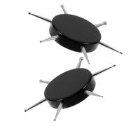 ifundom 2pcs Dotting Pen Nail Design Tools Acrylic Stainless Steel Circular Multi-functional Sturdy Elegant Tools for Women Home Use Special Events