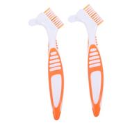 ifundom 2pcs Double-sided Turtle Shell Cleaning Brush Plastic Dirt Remover for Aquatic Tortoise and Turtles Practical Mud and Pollution Remover for Healthy Shiny Shell Maintenance