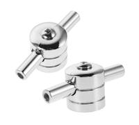 ifundom 2pcs Drum Metal Lugs Double Ended Cylindrical Snare Tom Bass Drum Replacement Accessories for Enhanced Tension Control and Sound Precision