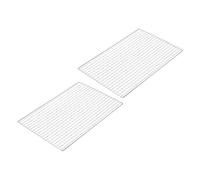 ifundom 2Pcs Durable Stainless Steel Bbq Grill Net Non Stick Roast Mesh for Outdoor Cooking Compatible with Gas Electric Grills Easy to Clean Barbecue Supplies