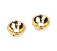 ifundom 2pcs Electric Guitar Jack Plate with Screws Finish Compatible with Standard Construction Fits Metric Threaded Jack Sockets Guitar Accessory