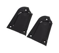 ifundom 2pcs Electric Guitar Truss Rod Cover Replacement Parts, Black Metal Core Guitar Accessories with Pps Material, Enhance Style and Quick Maintenance for Practice and Performance