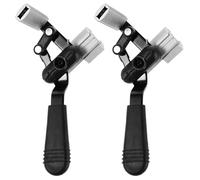 ifundom 2pcs Electric Wheelchair Brake: Self-Locking Handbrakes for 22mm Tubing - Replacement Hardware for Brake Systems Transport Chairs & Manual Wheelchairs