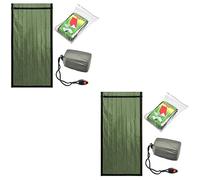 ifundom 2pcs Emergency for Camping Lightweight Thermal Survival Blanket Tear Resistant Travel Mat for Outdoor Adventures and Emergency Situations