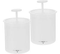 ifundom 2pcs Facial Foam Maker Cups for Face Wash Plastic Portable Bubble Maker with Rich Foams for Travel and Household Skincare