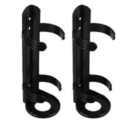 ifundom 2pcs Fire Extinguisher Brackets for Car and Truck Quick Access Fire Extinguisher Mounts Black PVC Material Easy Installation