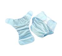 ifundom 2pcs Fitted Cloth Diaper Covers for Newborn Breathable Mesh Elastic Baby Diapers with Cool Summer Design for 0-6 Months Infants