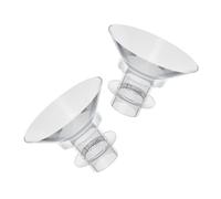 ifundom 2Pcs Flange Inserts for Breast Pump Reusable Silicone Pump Parts Comfortable Grip for Efficient Milk Expression Durable Design for Extended Use
