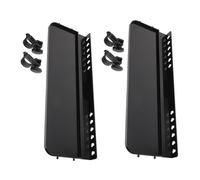 ifundom 2pcs Foldable Metal Easel Tray Rack for Artists, Detachable Sketch Tool Organizer Shelf, Stable Painting Holder Suitable for Travel and Studio Use