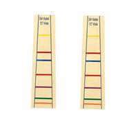 ifundom 2pcs Fret Label Stickers Easy Apply and Remove Finger Position Markers for Beginners Light Yellow Coded Guides for Learning and Practice