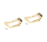 ifundom 2pcs Ga413 Vintage Guitar Bridge Tailpiece Adjustable for 6-string Jazz Acoustic Guitar Accessories Parts