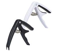 ifundom 2pcs Guitar Capo for Acoustic and Electric Ukulele Abs Capo Guitar Clip Beginner Accessories