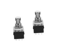 ifundom 2pcs Guitar Footswitch Mini Toggle Effector Pedal Black Light Switch for Guitar Effects