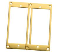 ifundom 2pcs Guitar Pickups Frames Replacement Electric Guitar Pickup Cover Brass Protective Case for Shells