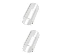 ifundom 2pcs Guitar Slide Bar Finger Slide Tube for Beginner Guitar Improve Harmonics for Country Jazz Blues