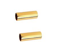 ifundom 2pcs Guitar Slide Bar Metal Acoustic Guitar Strings Accessory Smooth Play Soft Sound for Country Jazz Blues Lightweight Easy to Carry