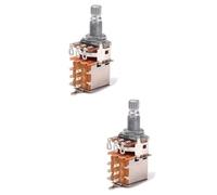 ifundom 2pcs Guitar Tone Potentiometer A250k Potentiometer Knob Volume Control 18mm Gp211