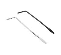 ifundom 2pcs Guitar Tremolo Rod Replacement Arm Silver Black Threaded Tremolo Bridge Arm for Electric Guitarists