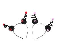 ifundom 2Pcs Halloween Eyeball Headbands Set for Women, Creature Celebration Hair Accessories with Red and Purple Halloween Costume Headgear for Cosplay and Holiday Events