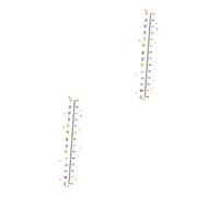 ifundom 2pcs Height Measurement Sticker Wall Decal for Boys and Girls Cartoon Animal Pattern Growth Chart Decal Easy to Apply