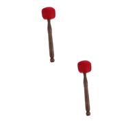 ifundom 2pcs Himalayan Singing Bowl Mallet Large Gong Beater Stick Wooden Meditation Tool Sound Bowl Stick for Chakra Nepal Crafted