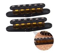 ifundom 2pcs Humbucker Bobbin Pickup Slug Bobbin for Electric Guitar, Metal Material with Fine Workmanship, Lightweight Design, DIY Parts for Guitarists or Luthiers, Black Colour