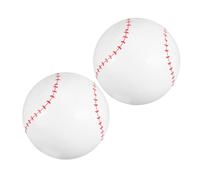 ifundom 2pcs Inflatable Baseballs Durable PVC Beach Balls for Outdoor and Indoor Play Lightweight Sports Balls for Teens for Pool Parties and Backyard Games