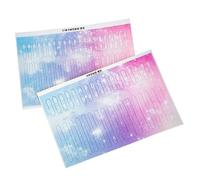 ifundom 2pcs Kalimba Stickers for Thumb Piano Colorful Chord Decals 17-note and 21-note Designs Easy to Apply for Beginners Suitable for Kalimba Instruments