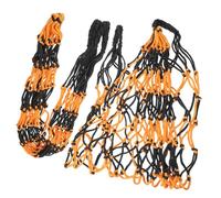 ifundom 2pcs Large Capacity Slow Feed Hay Net Bags for Horses Goats Sheep Reusable Hanging Hay Feeder with Easy Loading Opening Dust-resistant Stable and Outdoor Grass Holder for Waste