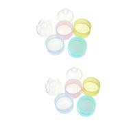 ifundom 2pcs Layers Non-Spill Powder Dispenser Storage Container for Formula Portable Holder Microwave Safe for Feeding Food Storage
