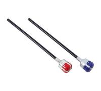 ifundom 2pcs Lightweight Halloween King Canes for Realistic Costume Cane Props with Detailed Craftsmanship Easy to Hold and Clean for King and Queen Role Play Theater and Party Dress-up