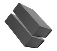 ifundom 2pcs Magnetic Closure Folding Boxes Black Paper Packaging with Lid for Jewelry Candies and Small Presents Multipurpose Protective Storage Boxes for Valentine's Day and Special