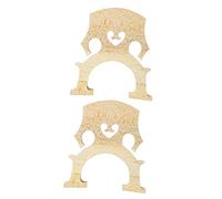 ifundom 2pcs Maple Cello Bridge for Musical Instruments Wood Material Fits Standard Cello for String Players