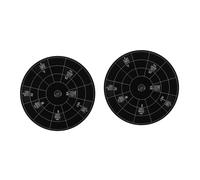 ifundom 2pcs Melody Tool Chord Wheel Guitar Chord Notes Wheel Musicians Tool for Guitar Ukulele