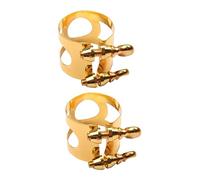 ifundom 2pcs Metal Double Threaded Eb Alto Saxophone Mouthpiece Clip Fastener Fit Screws for Instruments Sound Quality and Flexibility