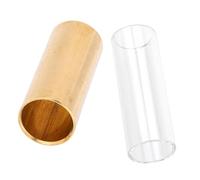 ifundom 2pcs Metal Guitar Slide Stylish and Ergonomic Slide Guitar Tube Unique Music Accessory for Musicians