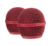 ifundom 2pcs Metal Microphone Mesh Grill Replacement for Mic Parts Microphone Grill Head for Vlogging Mic Covers for Headsets