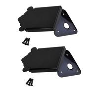 ifundom 2pcs Metal Triangle Mandolin Tailpiece Screws for Guitar Mandolin Parts Including Black Screw Caps and Metal for Tuning and Securing The Tailpiece during Playing Sessions