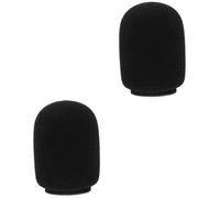 ifundom 2pcs Microphone Cover for Smb Handheld Mic Sponge Windscreen Thickened Protective Mic Cover for Studio Recording and Live Performance