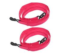 ifundom 2pcs Mitten Clips Leash Anti-Lost Glove Holder String for Ski Gloves Pink Neck Lanyard Suitable for Outdoor Winter Activities
