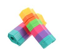 ifundom 2pcs Montessori Stacking Rings Colorful Rainbow Rings for Preschool Learning Cognitive Development Emotional Calm Portable Educational Early Development Activity