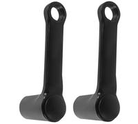 ifundom 2pcs Mountain Bike Crank Arms Replacement Metal Bicycle Crankset with Extended Pedal Foot Lever Versatile Compatibility Easy Installation for Mountain Bike and Accessories
