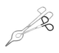 ifundom 2pcs Moxibustion Pliers Clip Moxa Stick Applicator Tool Carbon Steel Heat Resistant Protection Easy to Clean Therapy Home Use Moxibustion Equipment Accessory 9.65x2.76x0.20in