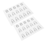 ifundom 2pcs Nail Art Silicone Pads for Coloring Mat Practice Colorized Silicone Pad as Nail Paste Tool and Manicure Tool Use