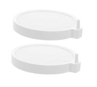 ifundom 2pcs Nano Aquarium Air Stone Disc Fine Bubble Diffuser Bubbler Quiet Oxygen Aerator for Fish Tanks with Even Bubble Distribution and Wear-resistant Material