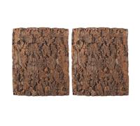 ifundom 2pcs Natural Bark Climbing Wall Panels for Reptiles, Optimized Plant Support and Easy Installation, for Gecko and Climbing Plants in Vertical Greening Projects Or Patio Landscapes