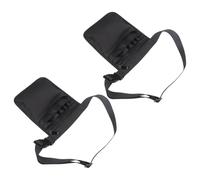 ifundom 2pcs Nurse Tool Belt Waist Bag - Small Multi-Compartment Organizer Pouch for Nurses and Healthcare Professionals - Black Utility Storage Pocket for Nursing Supplies